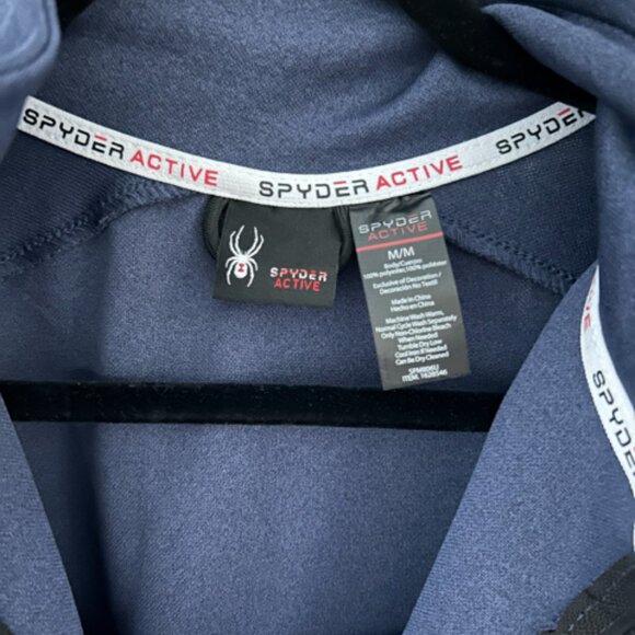 Spyder Jacket Adult Blue Active Performance Outdoors Hiking Stretch Mens: Size M - Picture 4 of 4